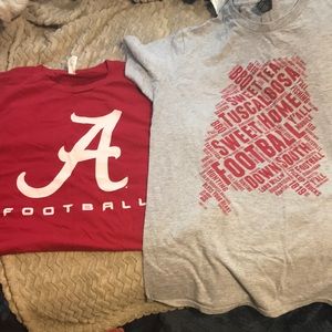 2 NWOT ALABAMA TSHIRTS